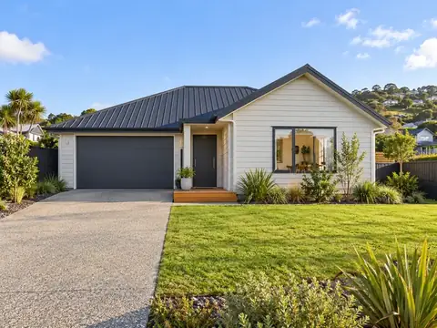 Weatherboard home with garage